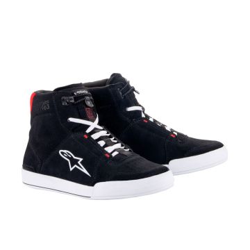 Alpinestars CHROME motorcycle shoes Black White Bright Red