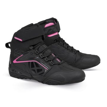 Ixon Killer WP women motorcycle Shoes black pink