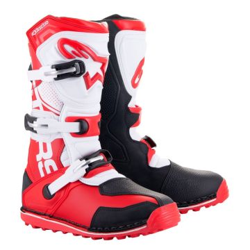 Alpinestars TECH T Off-Road boots BRIGHT RED BLACK WHITE