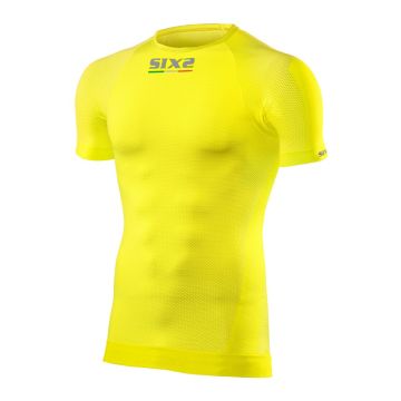 Short-sleeved technical shirt SIXS TS1 Yellow Tour