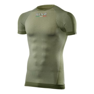 Short sleeve technical shirt SIXS TS1 Military green