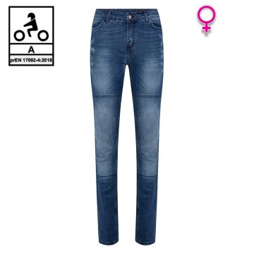 Jeans moto donna Befast JARVIS Lady CE Certificati Blu chiaro