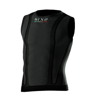 Sixs sleeveless undervear shirt Black