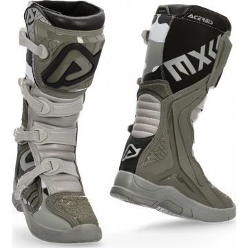 Acerbis X-TEAM cross boots brown grey