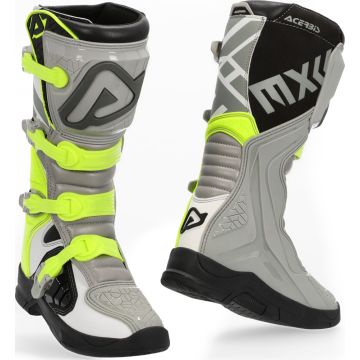 Acerbis X-TEAM cross boots grey yellow