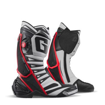 Motorcycle racing boots Gaerne GP1 EVO Grey nardo Red