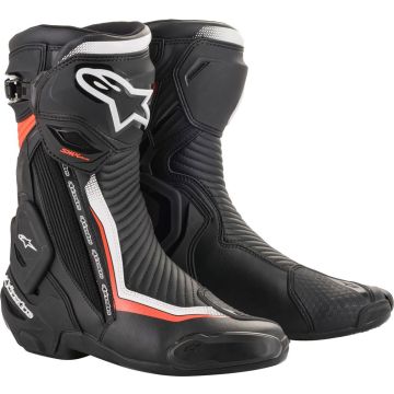 Alpinestars Smx Plus V2 racing boots Black White Red