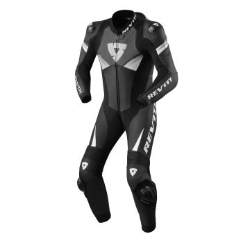 Full leather motorcycle suit Rev'it Argon 2 Black White