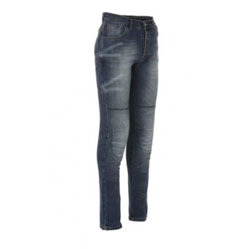 Jeans moto Befast Ultron con protezioni alle ginocchia e Fibra Aramidica Blu