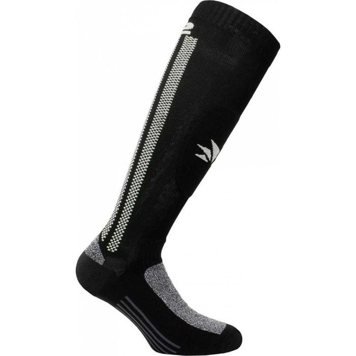 SIXS MOT2 Long Reinforced Socks Black White