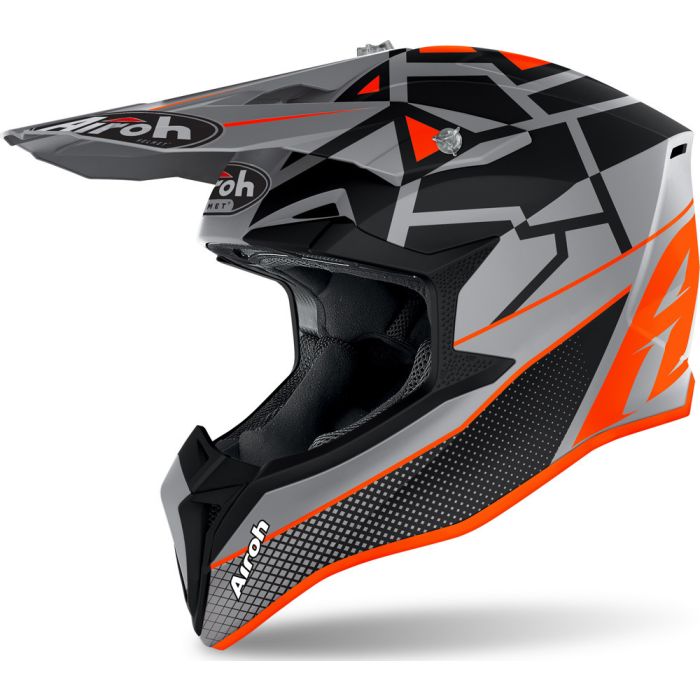 Airoh Wraap Mood cross helmet orange matt