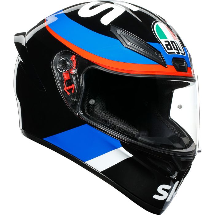 AGV K1 REPLICA VR46 SKY RACING TEAM full face helmet Black Red