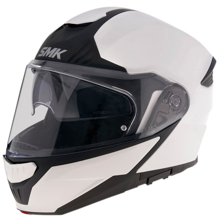 SMK GULLWING UNICOLOUR modular helmet White