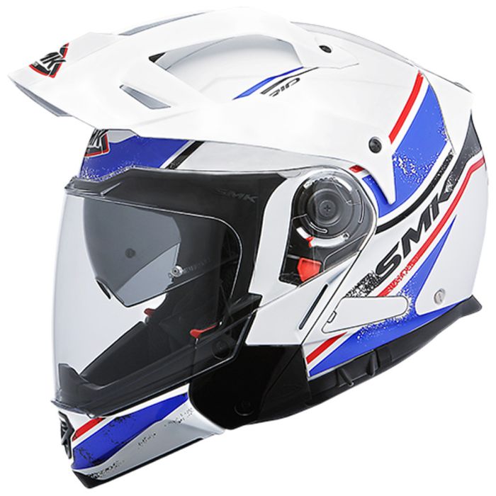 SMK HYBRID EVO TIDE modular helmet White Blue
