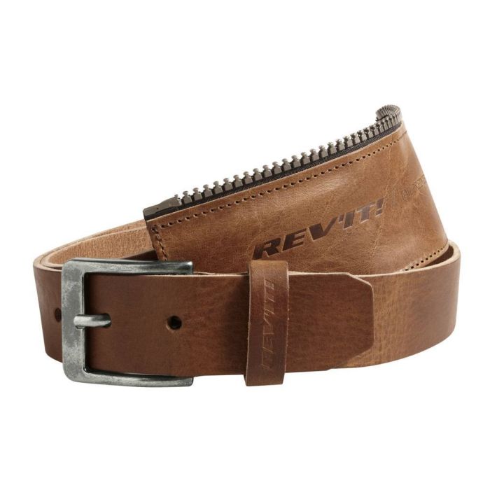Rev'it Safeway 2 leather connection belt for jackets and jeans Brown