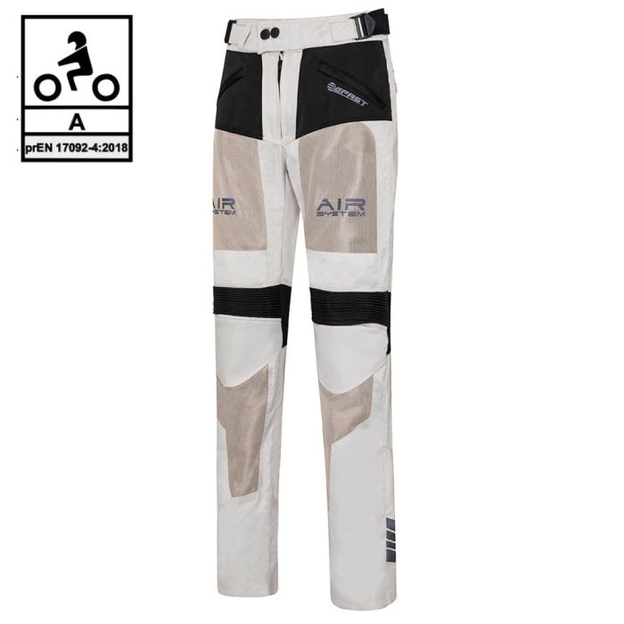 Pantaloni moto estivi Befast FREEZE PANT Nero Grigio