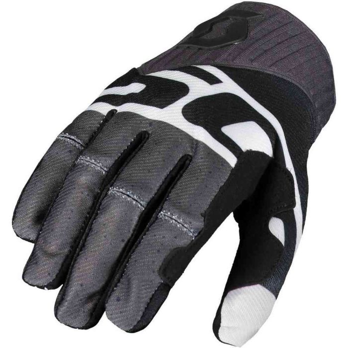 SCOTT 450 Track cross gloves black white