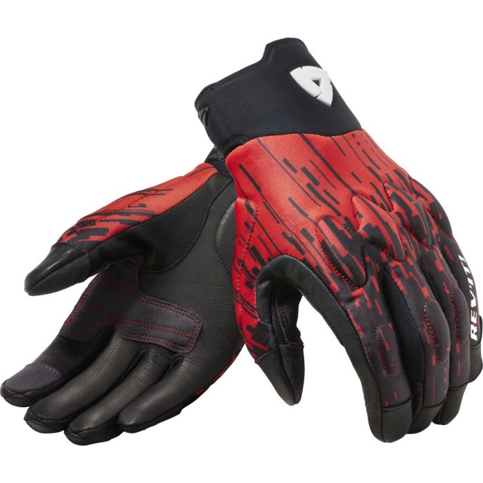 Rev'it Spectrum summer Gloves Black Neon Red