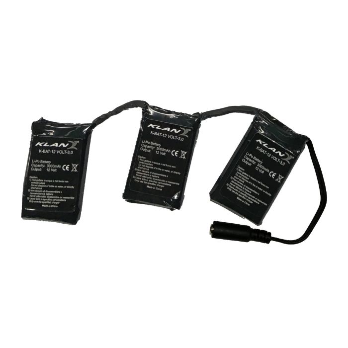 KIT BATTERY for gloves and socks Klan 12volt 3.0ah