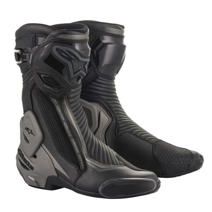 Alpinestars SMX PLUS V2 road racing boots Black Dark Gray