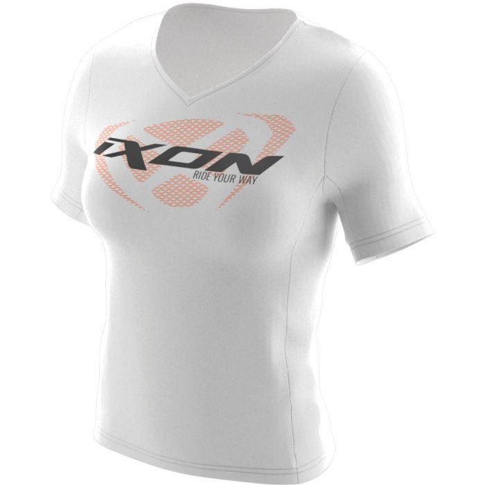 Ixon UNIT LADY T-shirt White Black Orange